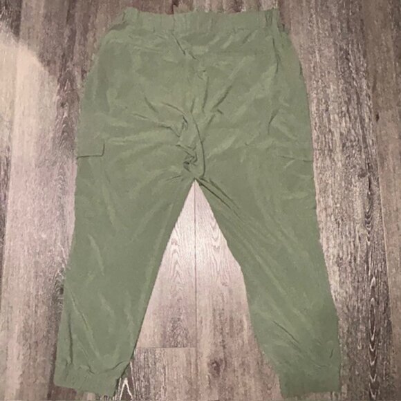 Banana Republic Pants - Banana Republic Womens L Cargo Jogger Pants Green Utility Army Military